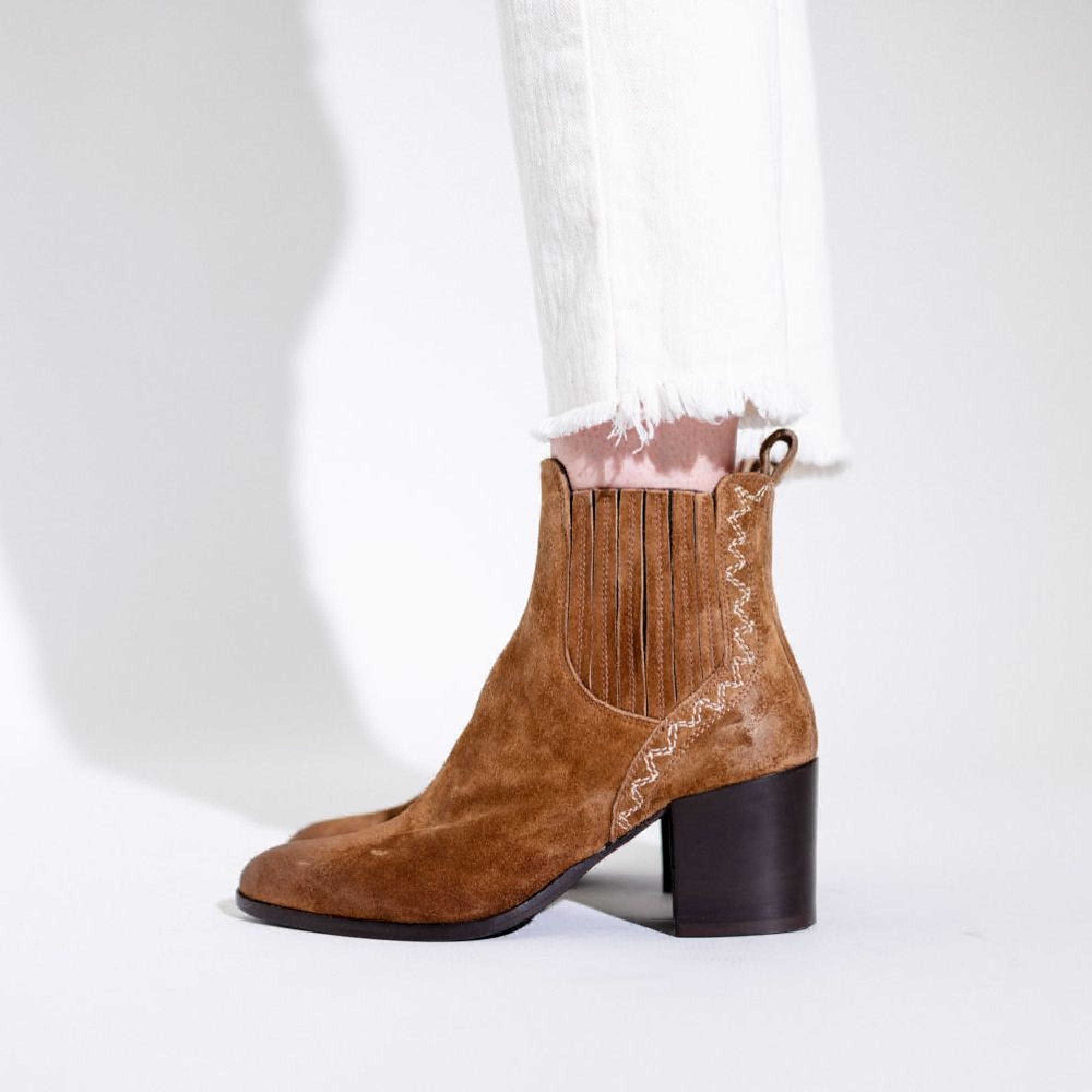 Hardrige - Bottines - Brise Velours Taupe